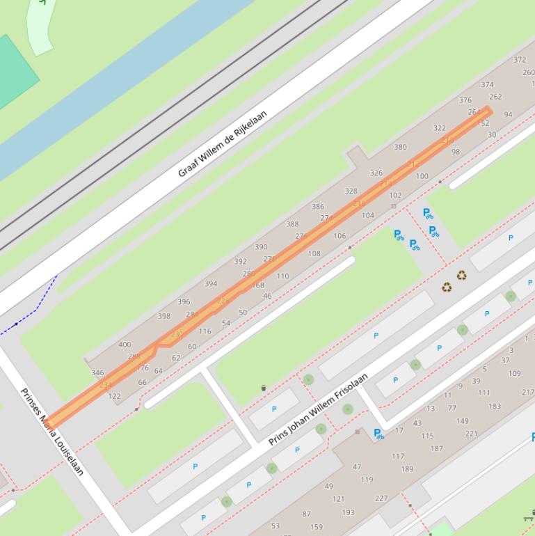 Kaart van postcodegebied 2263ED.