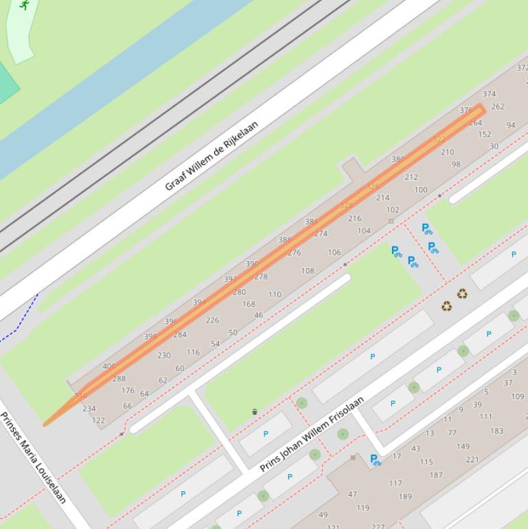 Kaart van postcodegebied 2263EG.