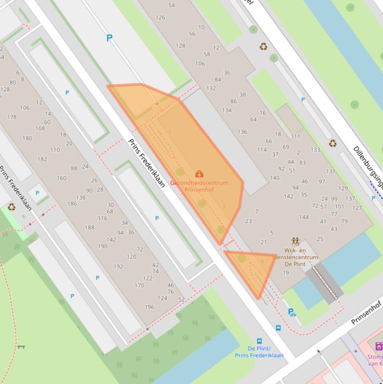 Kaart van postcodegebied 2263GZ.