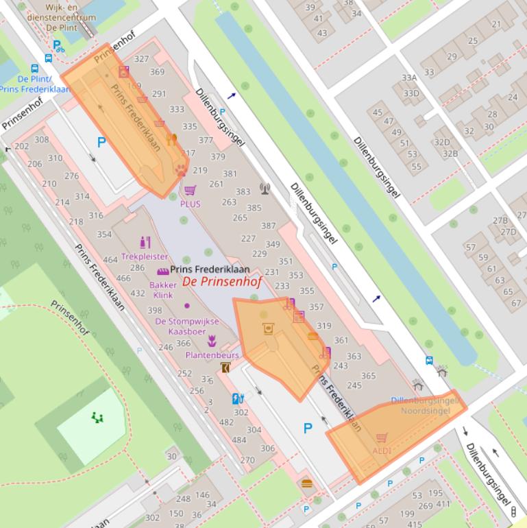 Kaart van postcodegebied 2263HA.