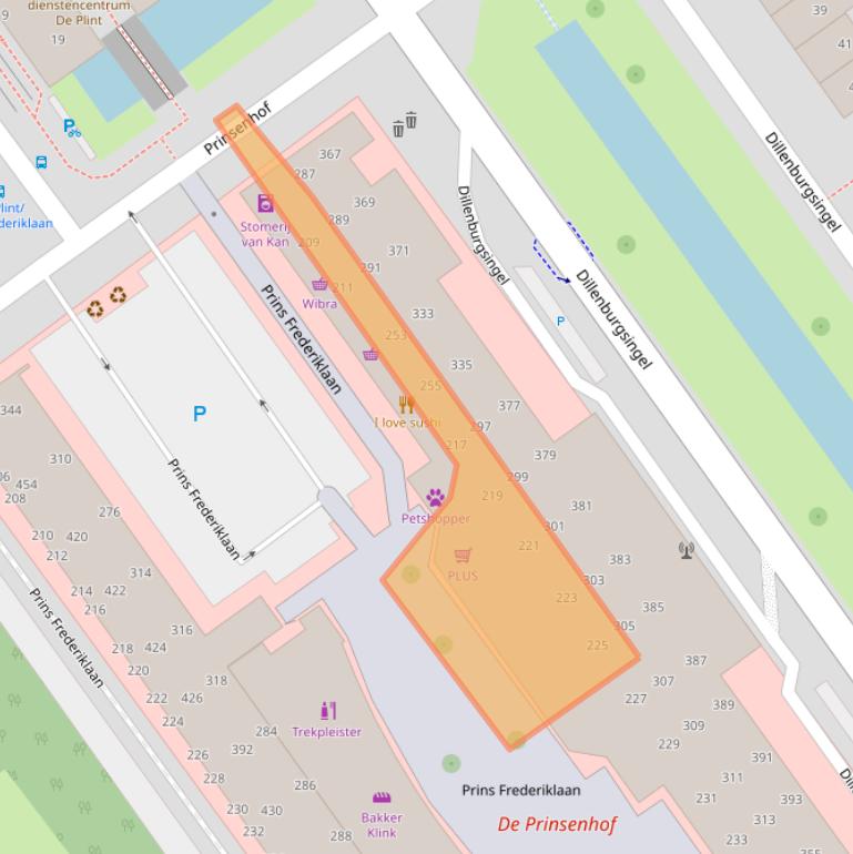 Kaart van postcodegebied 2263HB.