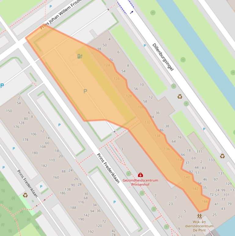 Kaart van postcodegebied 2263JA.