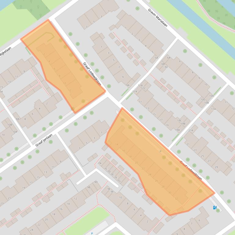 Kaart van postcodegebied 2263TD.
