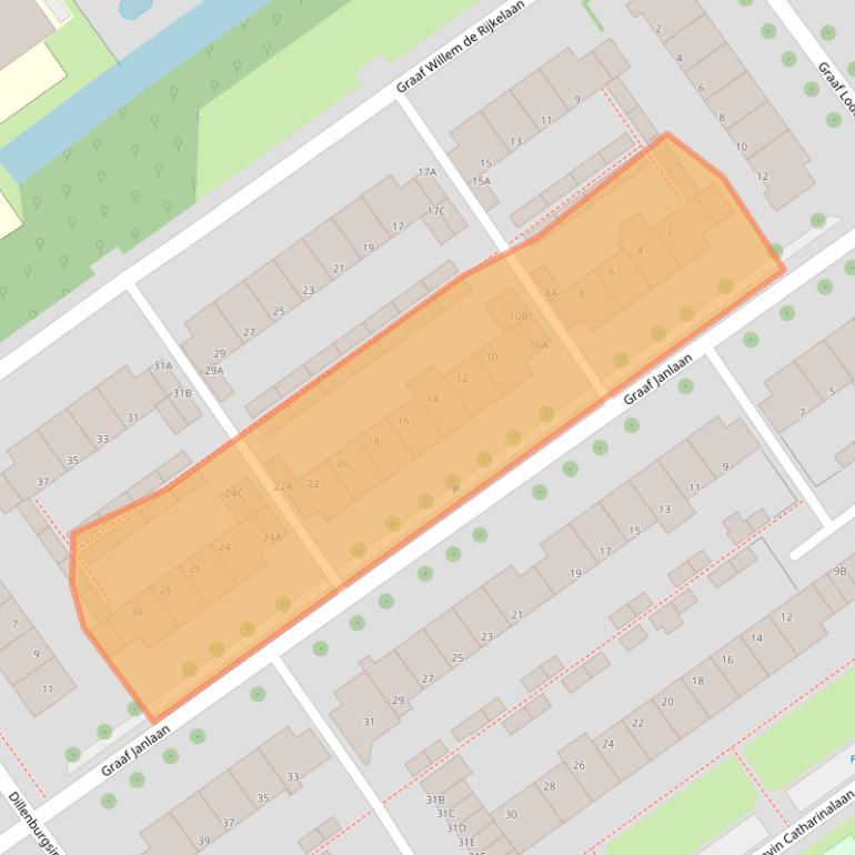 Kaart van postcodegebied 2263TM.