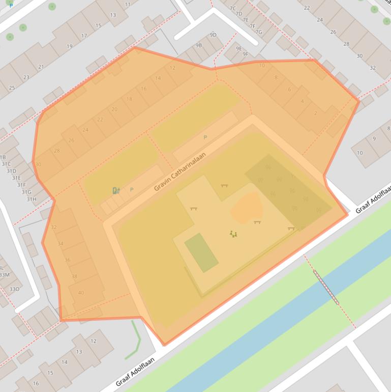 Kaart van postcodegebied 2263TN.