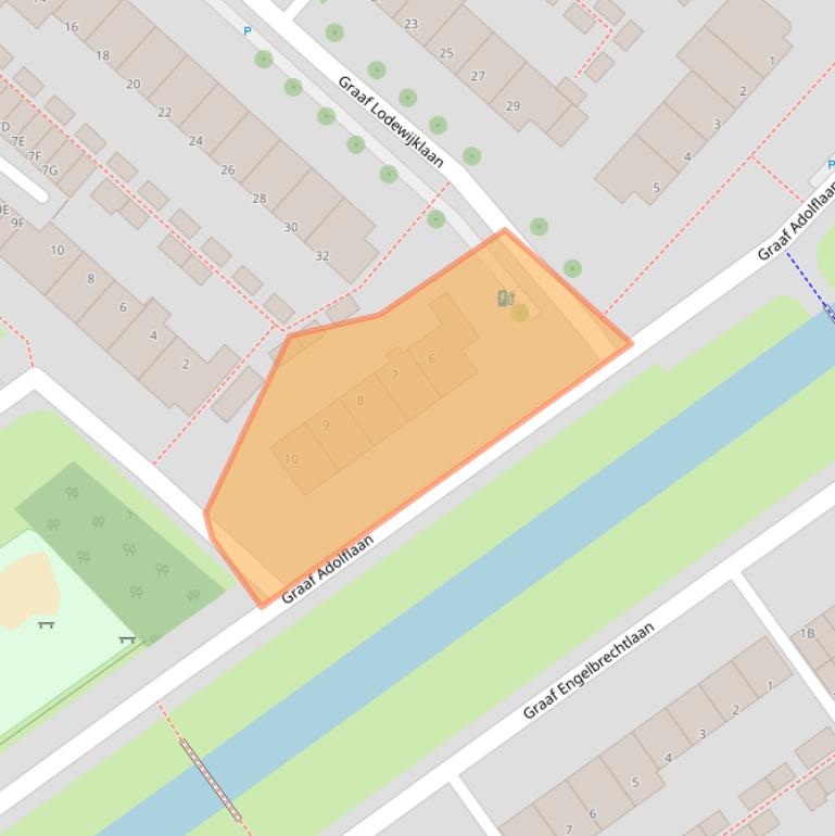 Kaart van postcodegebied 2263TR.