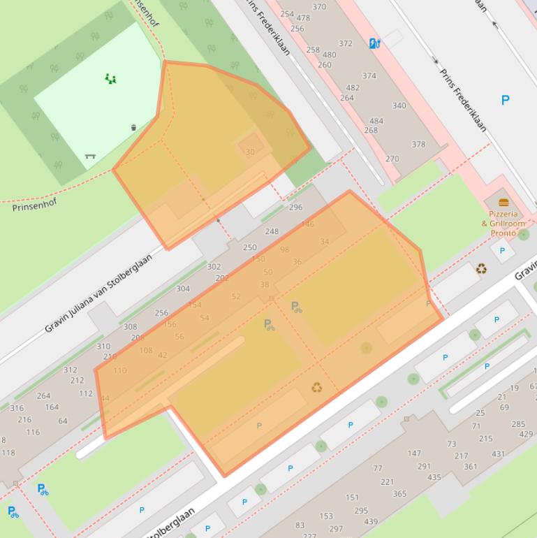 Kaart van postcodegebied 2263VK.