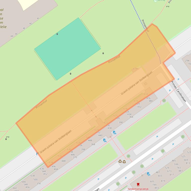 Kaart van postcodegebied 2263VV.