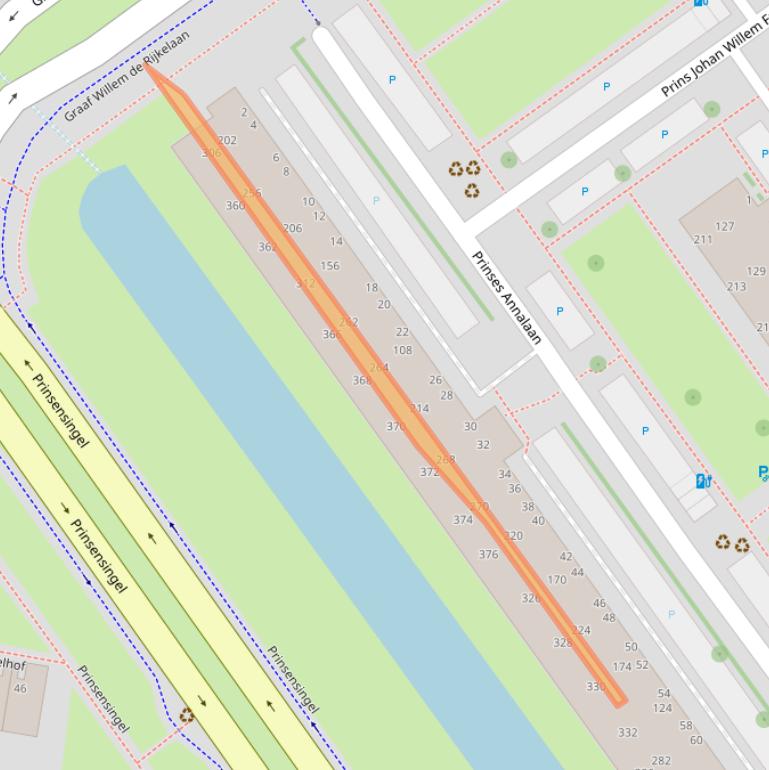 Kaart van postcodegebied 2263XN.