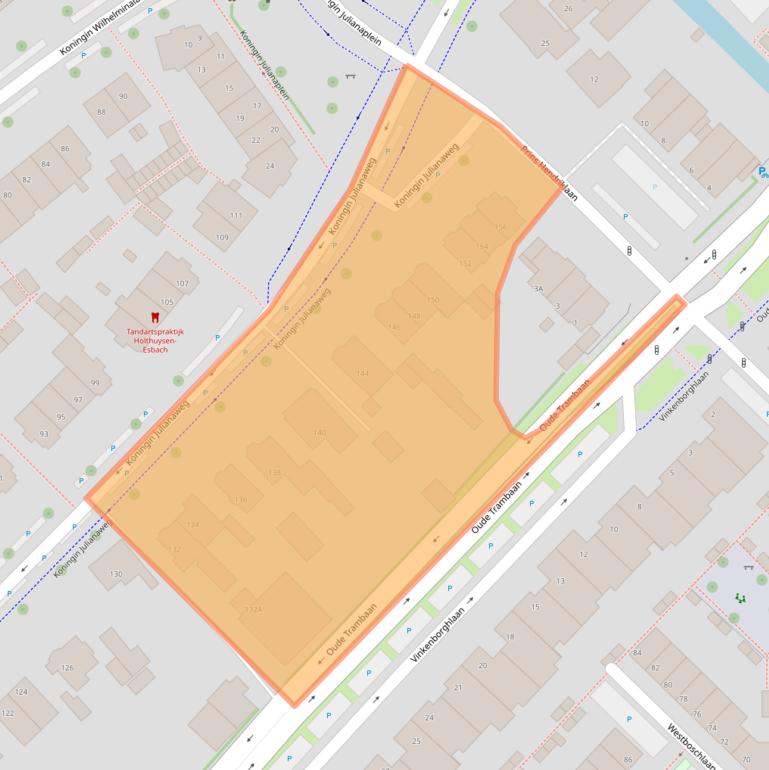 Kaart van postcodegebied 2264BG.