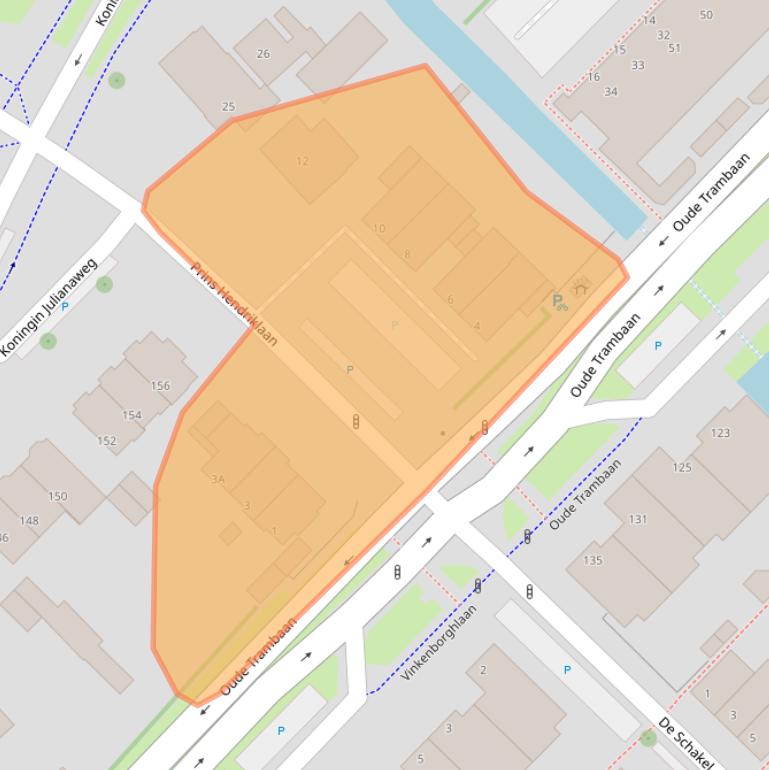 Kaart van postcodegebied 2264BJ.