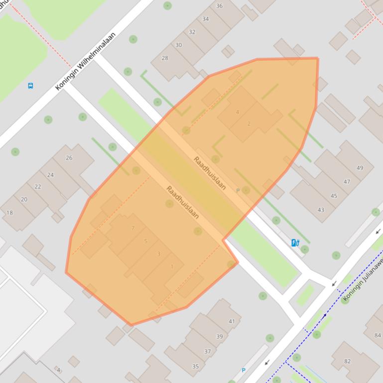 Kaart van postcodegebied 2264BK.