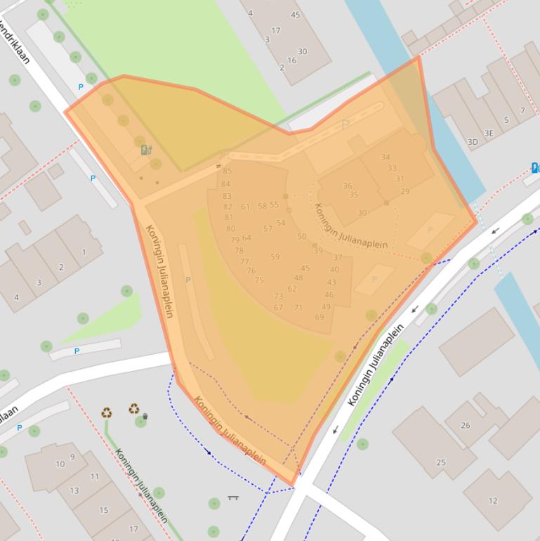 Kaart van postcodegebied 2264BR.