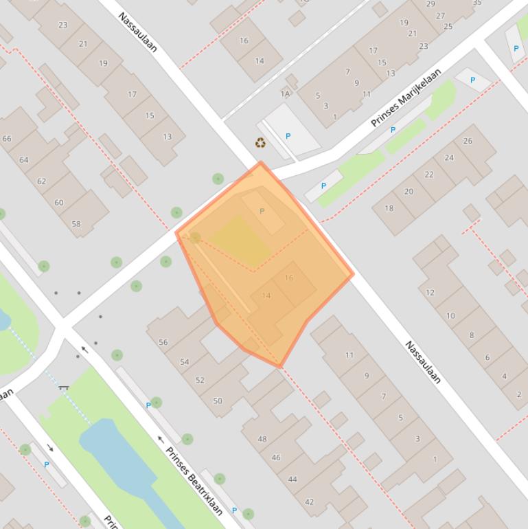 Kaart van postcodegebied 2264CL.