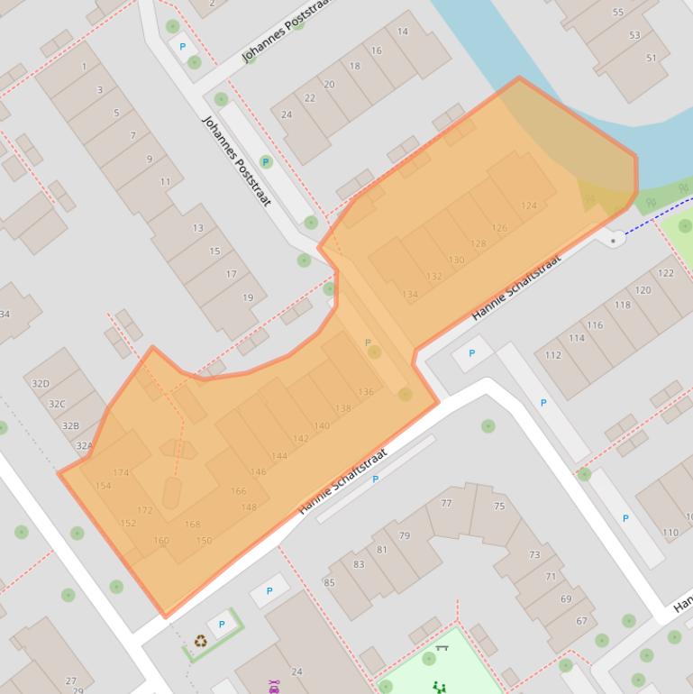 Kaart van postcodegebied 2264DM.