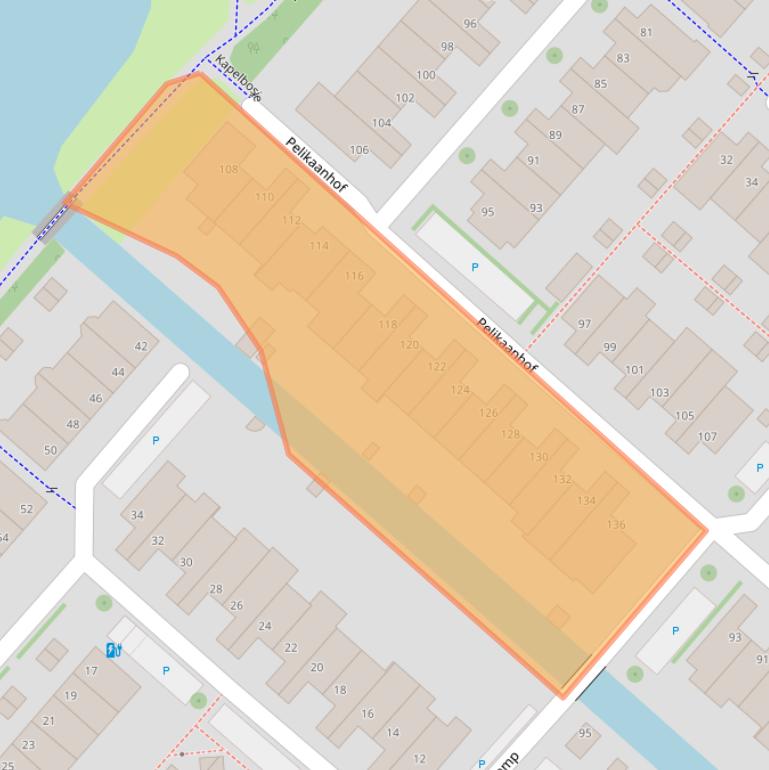 Kaart van postcodegebied 2264JL.