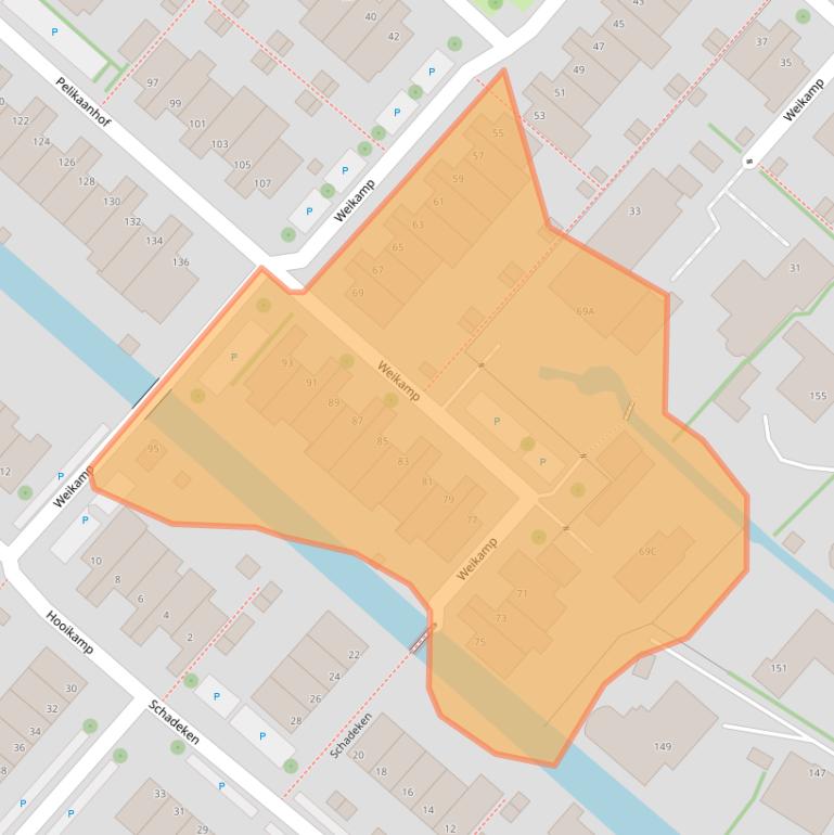 Kaart van postcodegebied 2264JP.