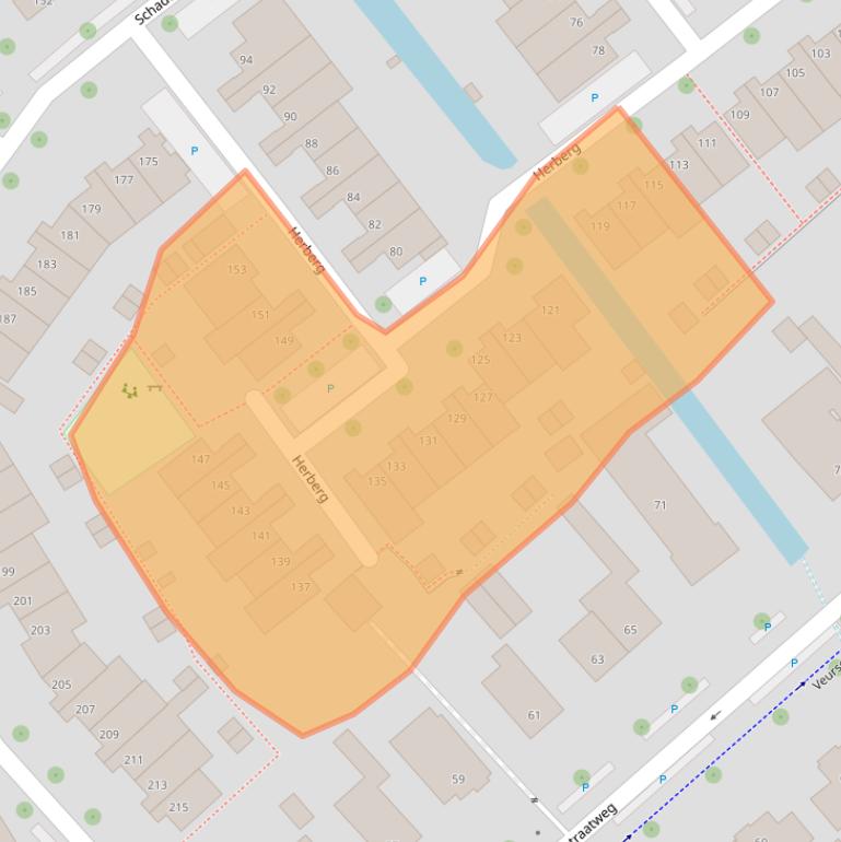 Kaart van postcodegebied 2264KS.