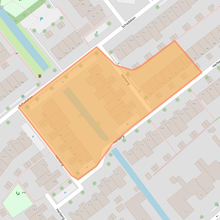 Kaart van postcodegebied 2264KV.