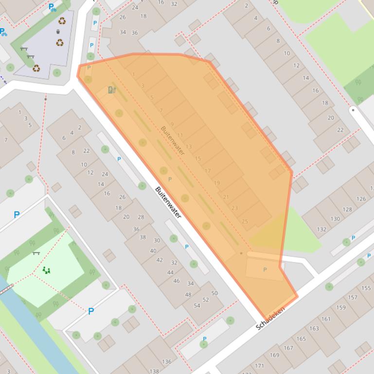 Kaart van postcodegebied 2264LK.