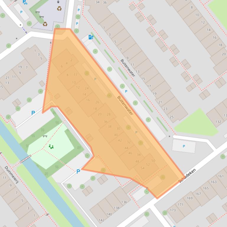 Kaart van postcodegebied 2264LL.