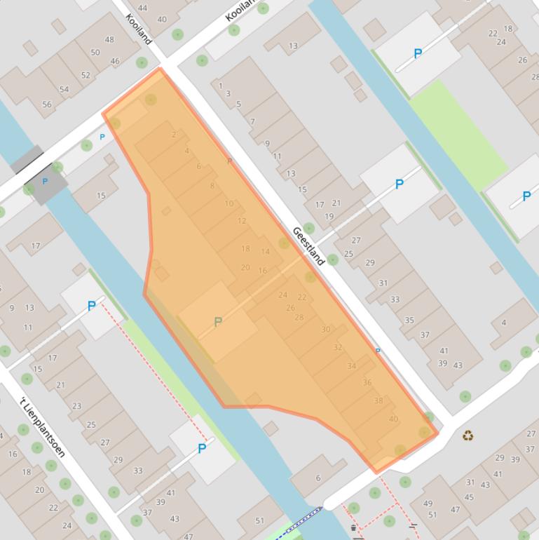 Kaart van postcodegebied 2264MJ.
