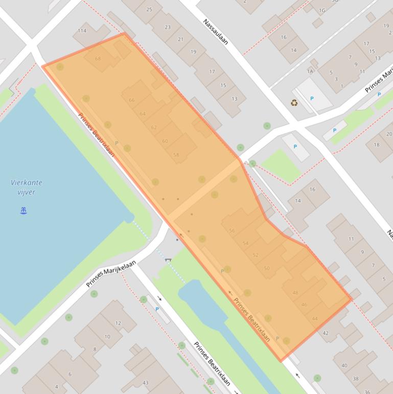 Kaart van postcodegebied 2264TJ.