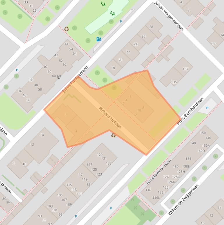 Kaart van postcodegebied 2264VX.