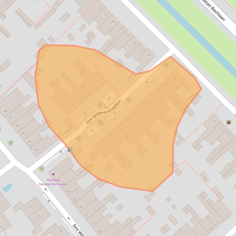 Kaart van postcodegebied 2264XX.