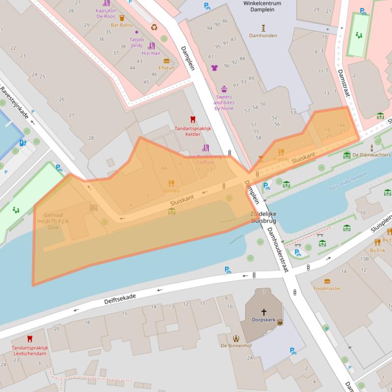 Kaart van postcodegebied 2265AA.