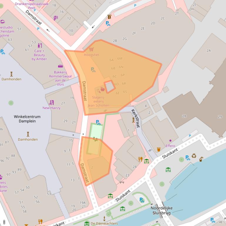 Kaart van postcodegebied 2265AG.