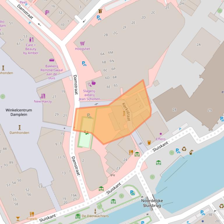 Kaart van postcodegebied 2265AJ.