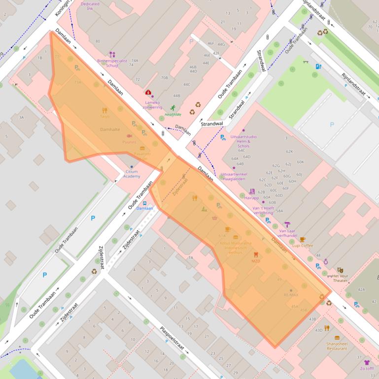 Kaart van postcodegebied 2265AM.