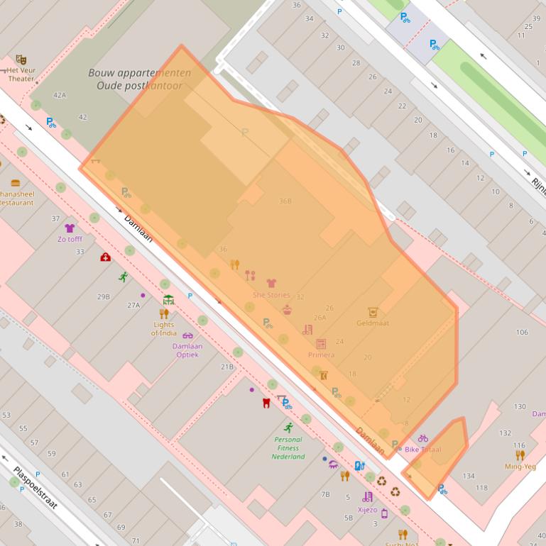 Kaart van postcodegebied 2265AN.