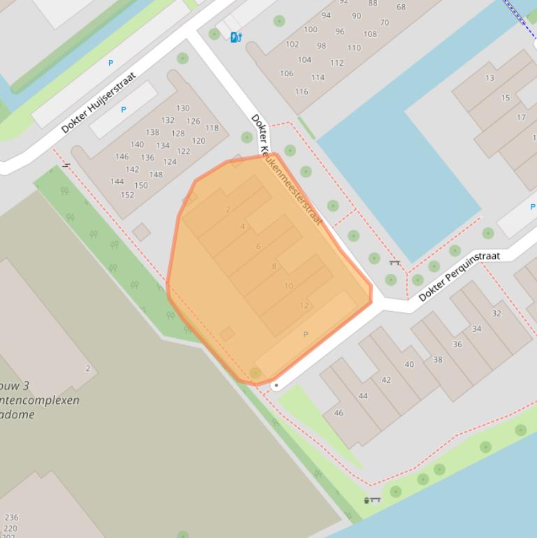 Kaart van postcodegebied 2265BK.