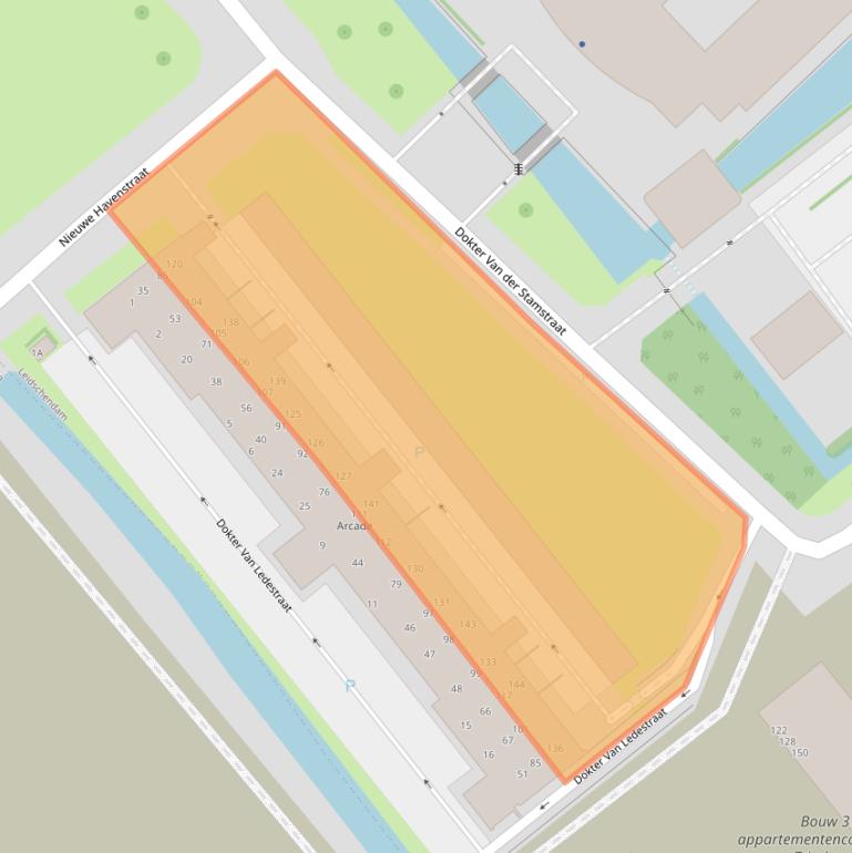 Kaart van postcodegebied 2265BS.