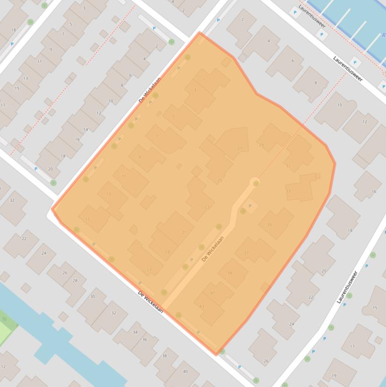 Kaart van postcodegebied 2265DG.