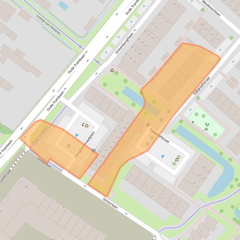 Kaart van postcodegebied 2265VN.