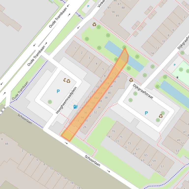 Kaart van postcodegebied 2265VP.