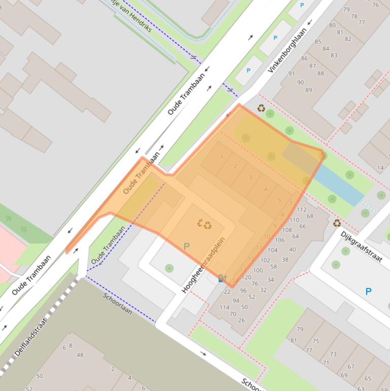 Kaart van postcodegebied 2265VR.