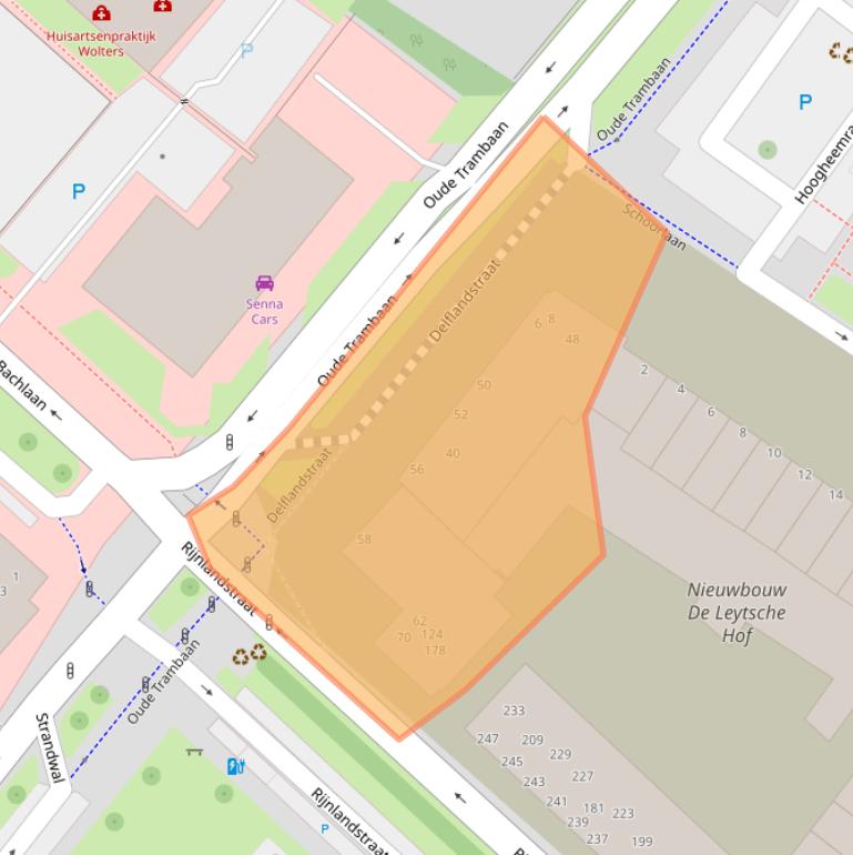 Kaart van postcodegebied 2265WC.