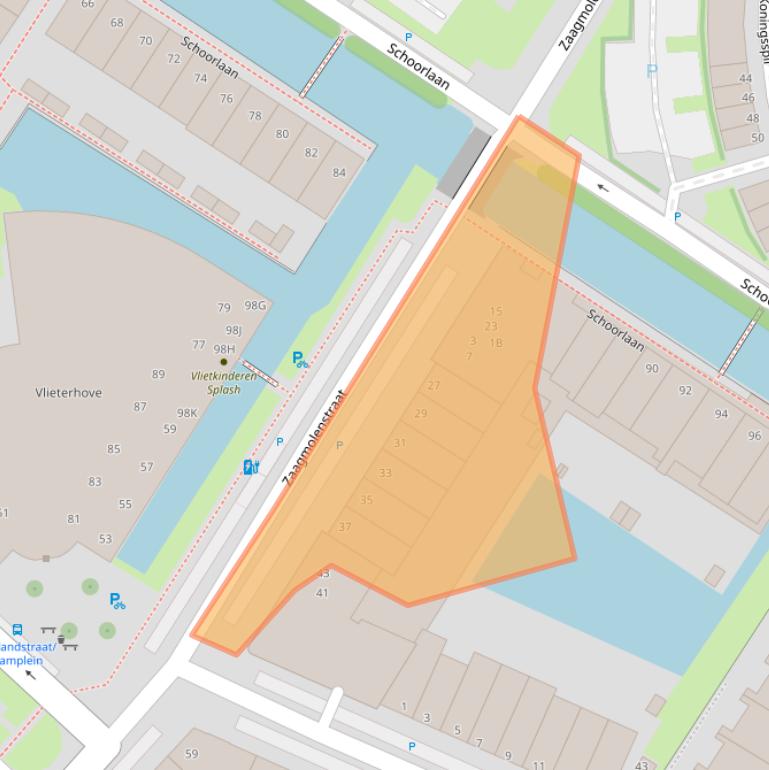 Kaart van postcodegebied 2265XE.