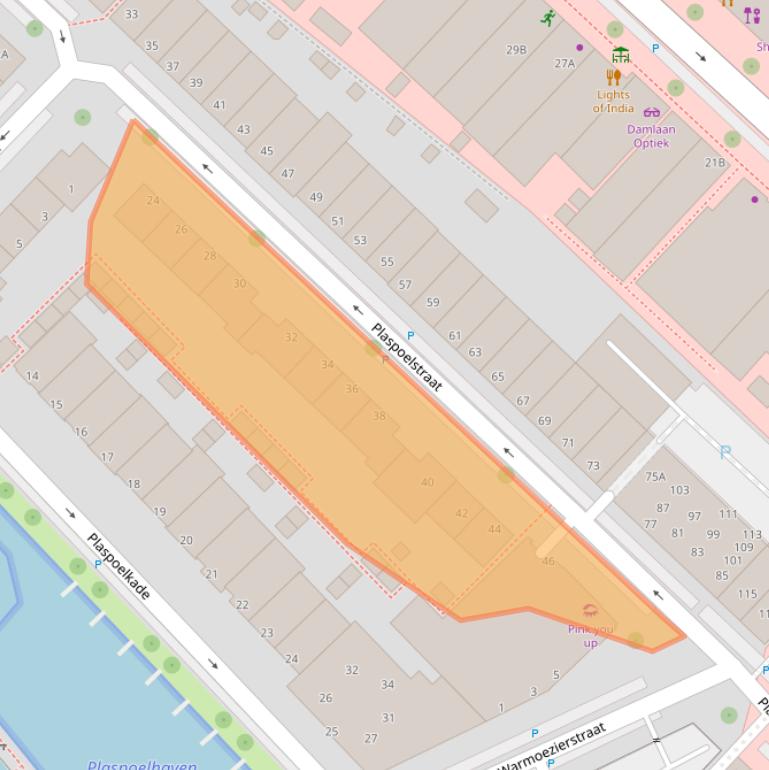 Kaart van postcodegebied 2265XN.