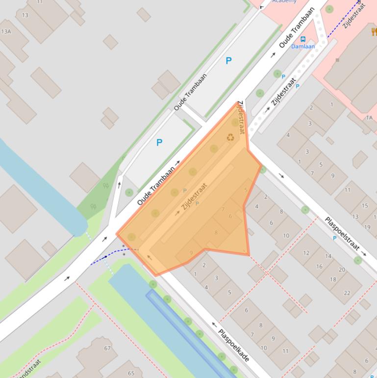 Kaart van postcodegebied 2265XR.