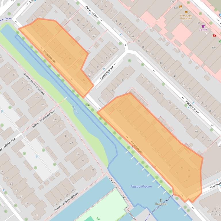 Kaart van postcodegebied 2265XV.