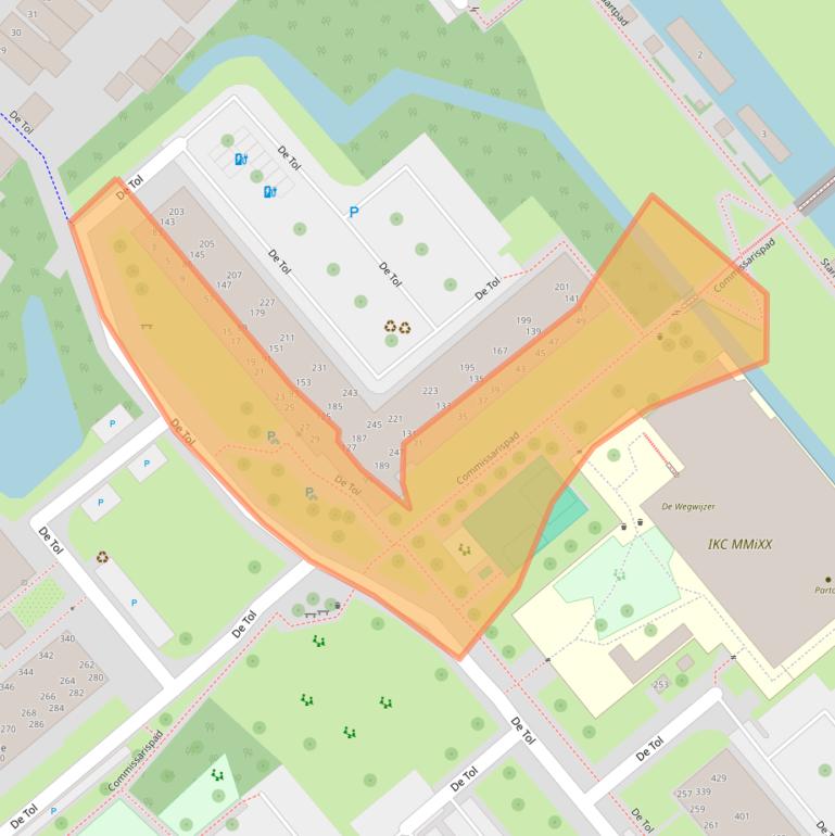 Kaart van postcodegebied 2266EA.