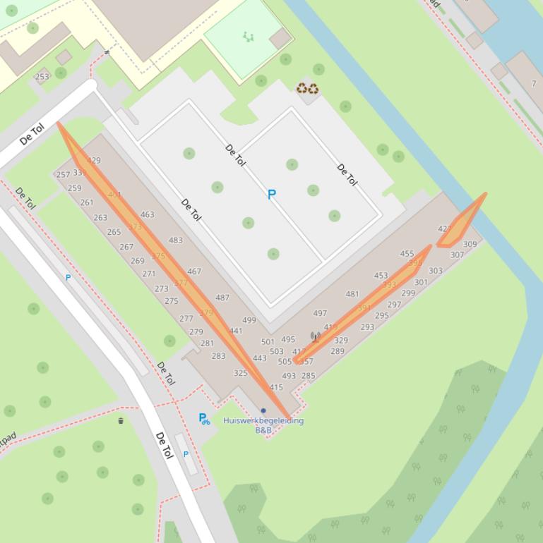 Kaart van postcodegebied 2266EG.