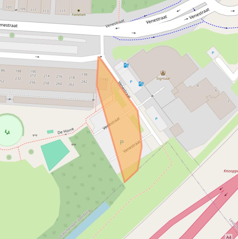 Kaart van postcodegebied 2266GB.