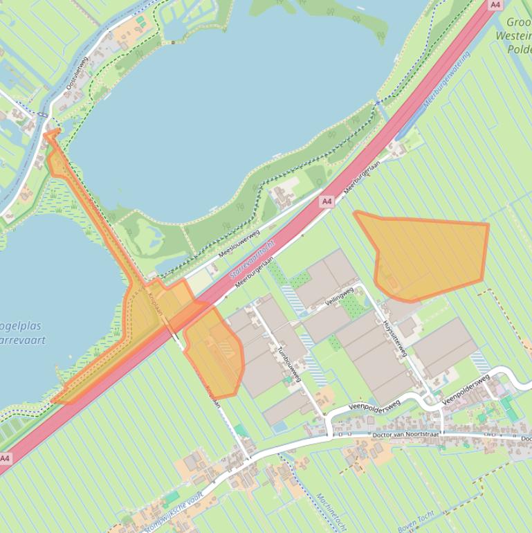 Kaart van postcodegebied 2266GK.