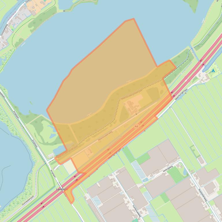 Kaart van postcodegebied 2266GL.